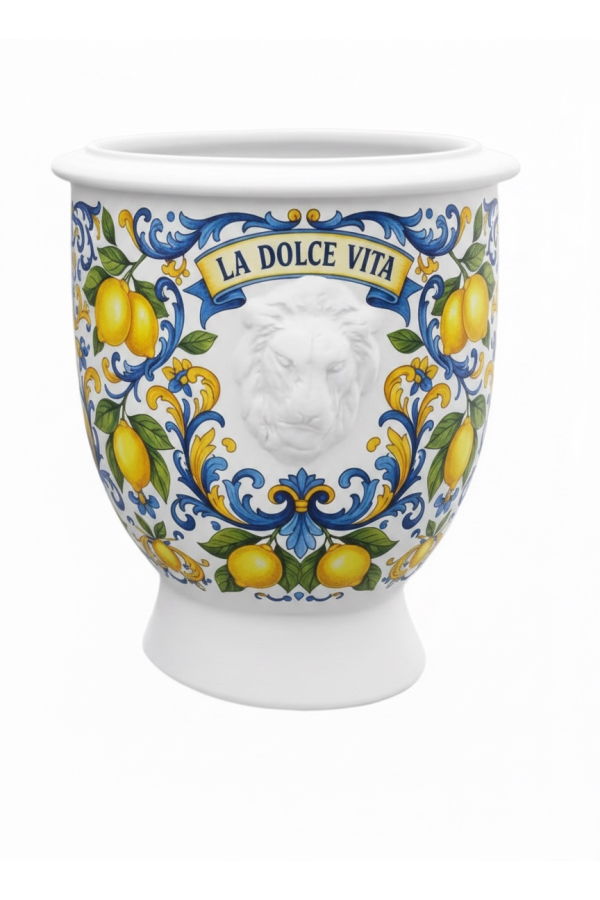 Dolce Vita Leone Seramik Saksı 40 cm