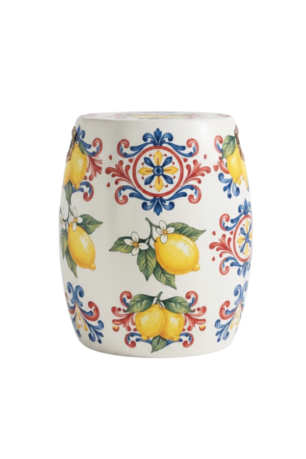 Sicilian Kulplu Seramik Sehpa