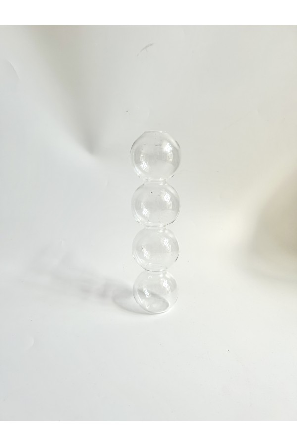 Şeffaf Cam Bubble Vazo