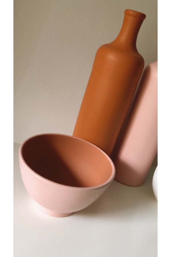 Pembe Seramik Kase 15 cm